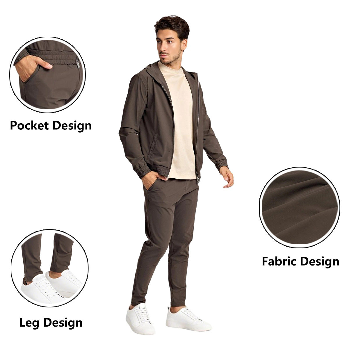 Classic Track Suit with Hoodie