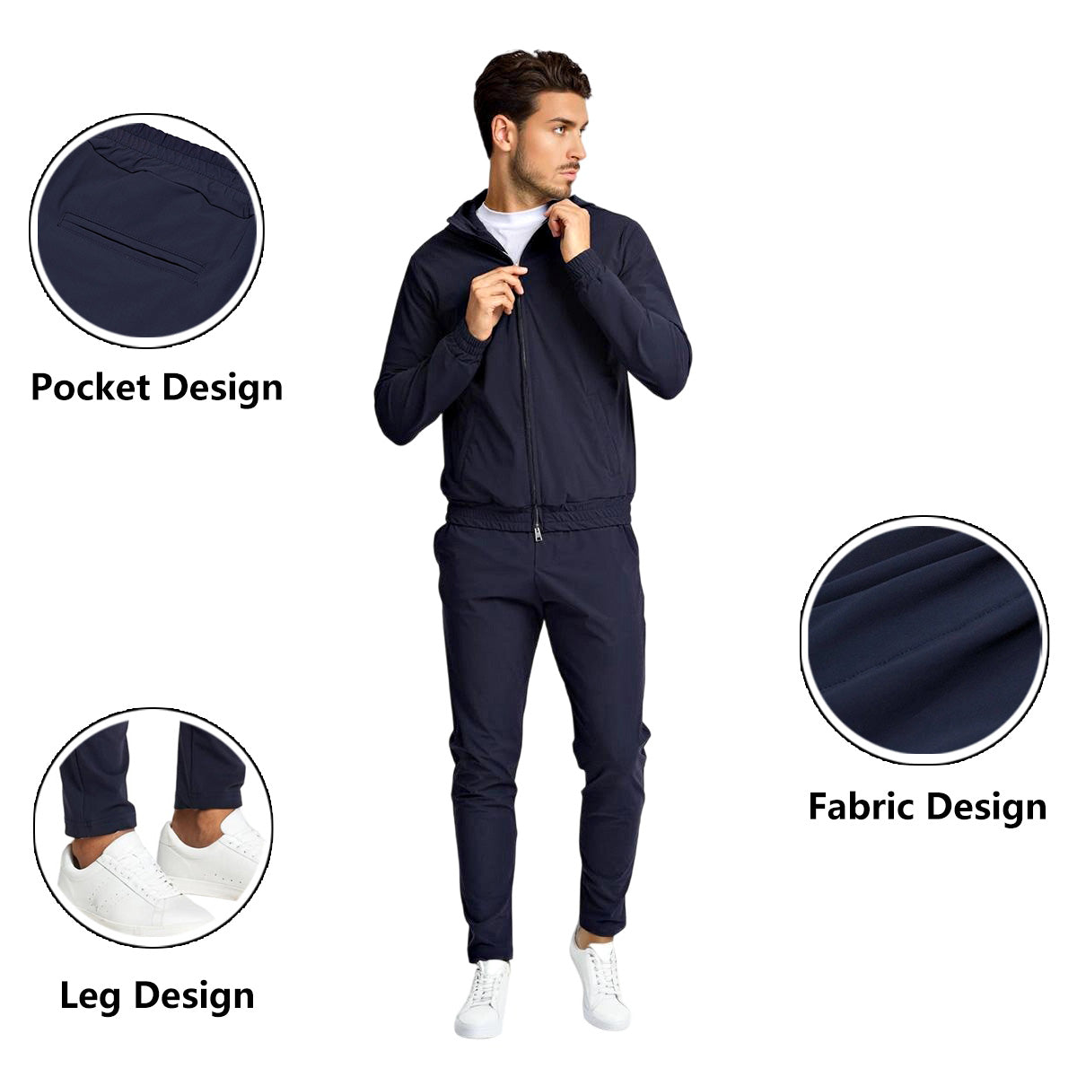 Classic Track Suit with Hoodie