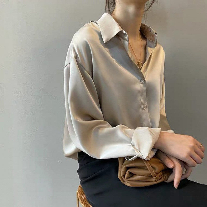Classic Chic Satin Shirt