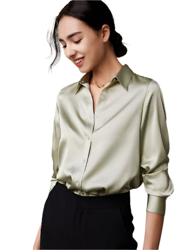 Classic Chic Satin Shirt