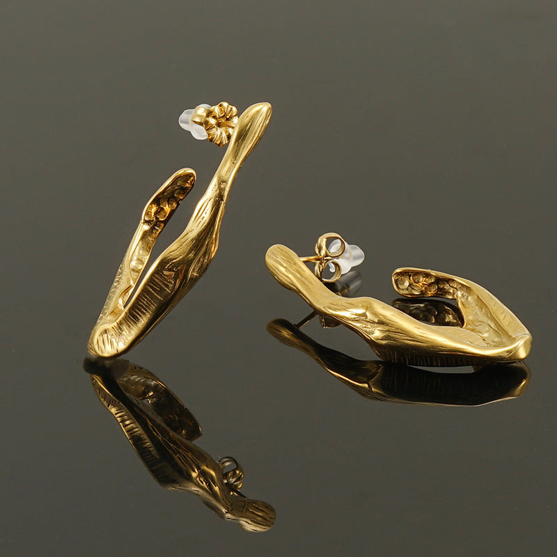 Vintage Aura Gold Earrings