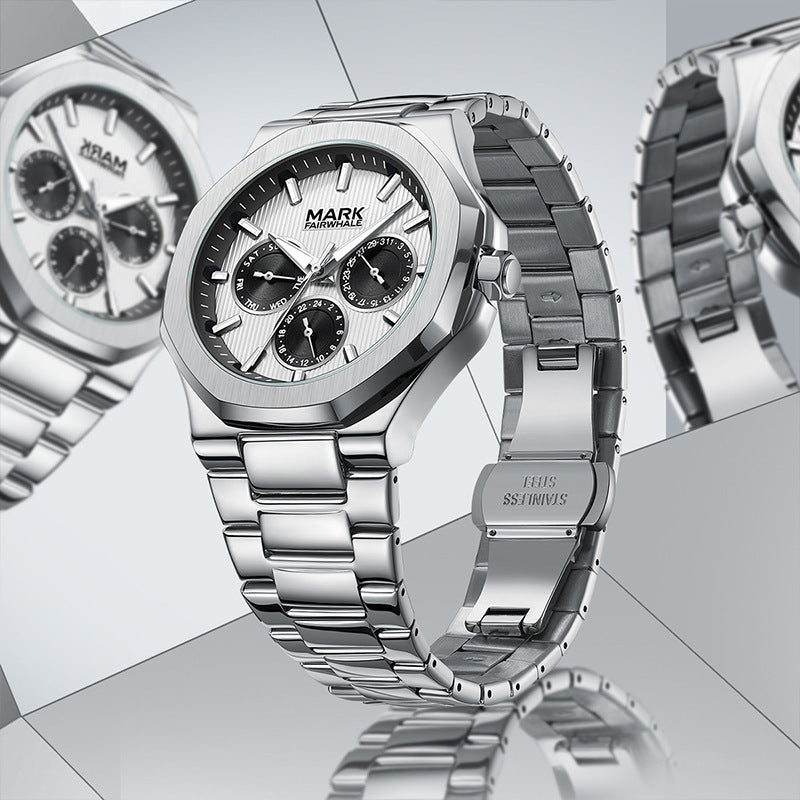 Stainless Steel Watch (Waterproof)